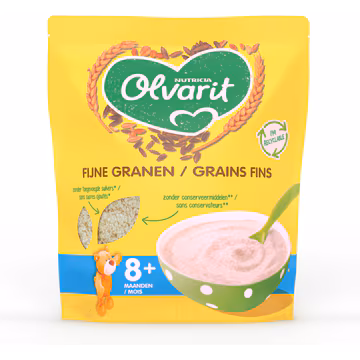 Olvarit 8 Maanden Fijne Granen Babypap 200 g