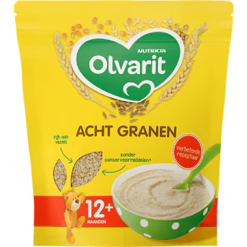 Olvarit Acht Granen 12+ Maanden 200 g