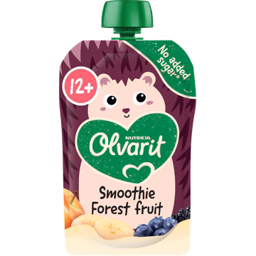 Olvarit Knijpfruit Smoothie Bosvruchten 12+ Maanden 100 g