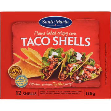 Santa Maria Taco Schelpen 12 Stuks 135 g