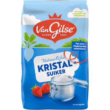 Van Gilse Natuurlijke Kristalsuiker 1 kg