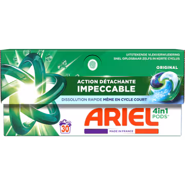 Ariel All-in-1 Pods Wasmiddel Original, 30 Wasbeurten
