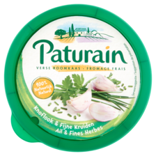 Paturain Verse Roomkaas Knoflook & Fijne Kruiden90 Gram209