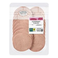 Slagerskwaliteit leverworstplakjes0.15 Kilogram169