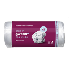 g'woon Pedaalemmerzakken 20 Liter50 Stuks100