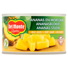 Del Monte Ananasblokjes op Sap230 Gram175