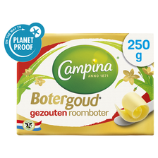 Campina Botergoud Gezouten Roomboter250 Gram339