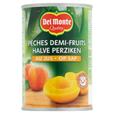 Del Monte Halve Perziken op Sap415 Gram245