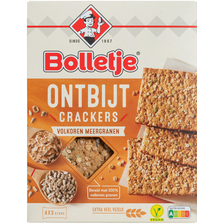 Bolletje Volkoren meergranen Ontbijtcrackers12 Stuks249